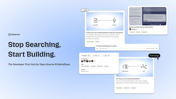 Open-source AI is hard. Blueprints can help!